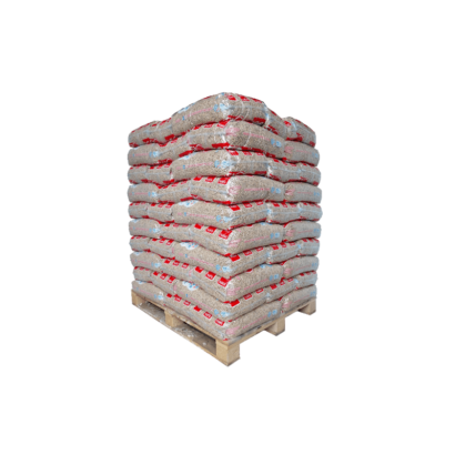 Afbeelding van Pellet Swiss Warme EN+A1 DIN+ 100% naaldhout – pallet van 70 zakken van 15Kg – levering inbegrepen